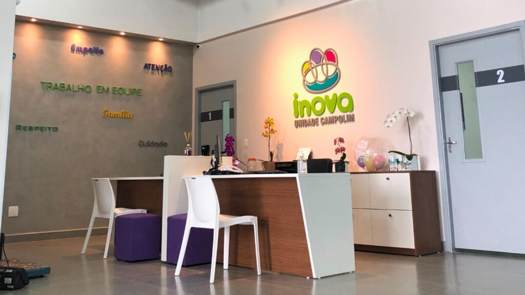 Recepção da Unidade Campolim da Inova Veterinária.